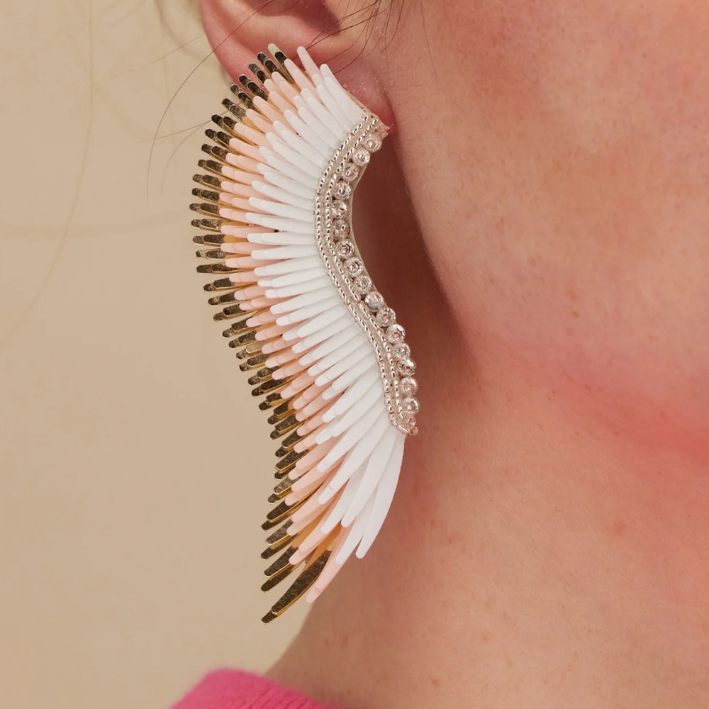 Mignonne Gavigan Triple Layered Madeline Earrings.